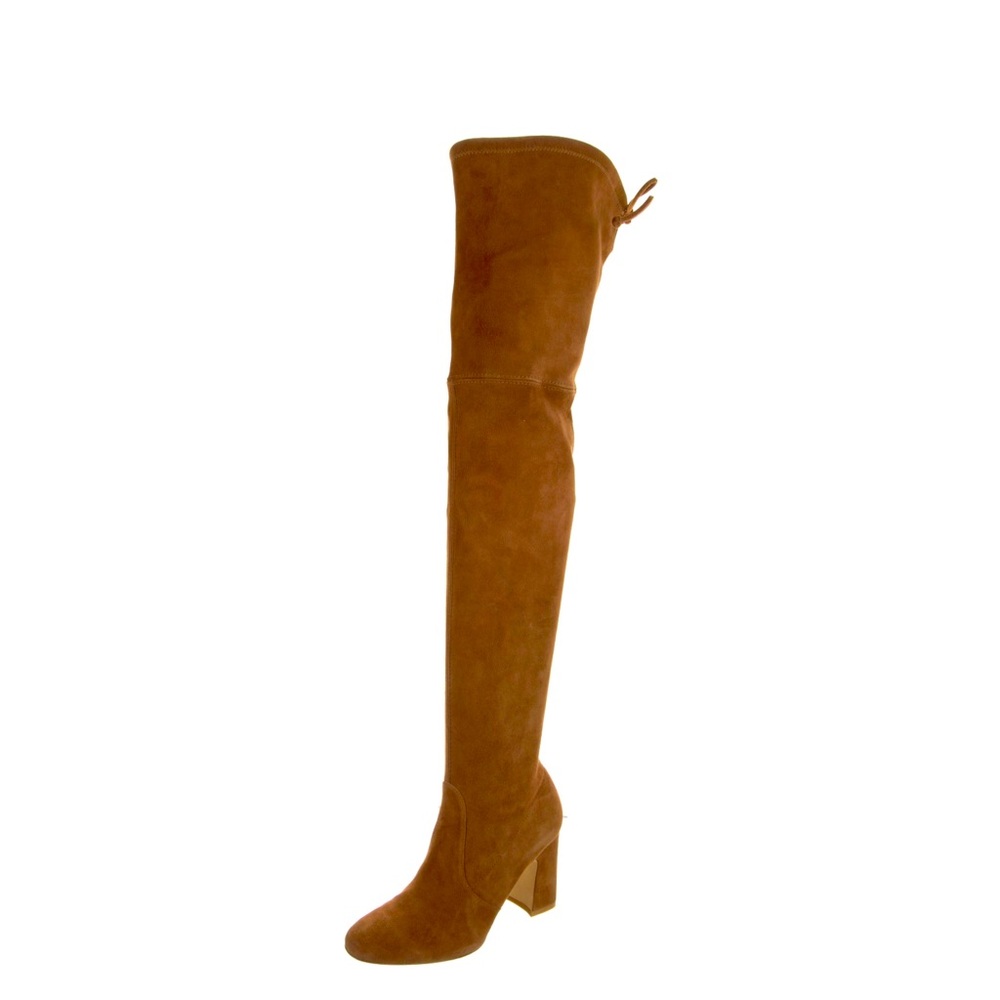 Stuart Weitzman Suede Over-The-Knee Sock Boots - image 2